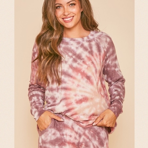 Long Sleeve Sunburst Raglan Sweatshirt - Picture 1 of 16